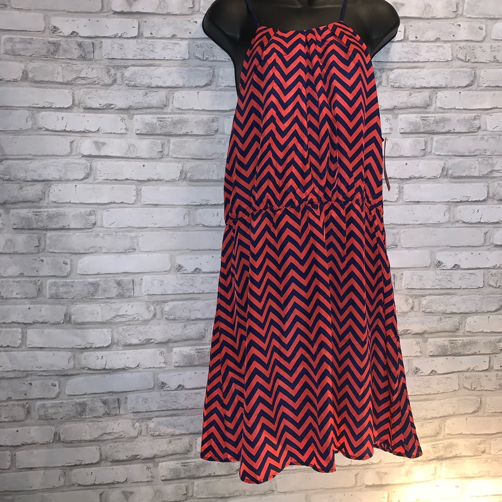 Zigzag Pattern Dress
